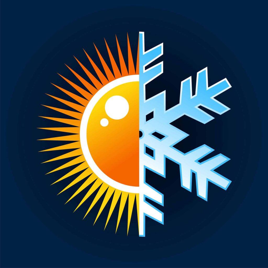 Hot-and-cold-temperature-symbol