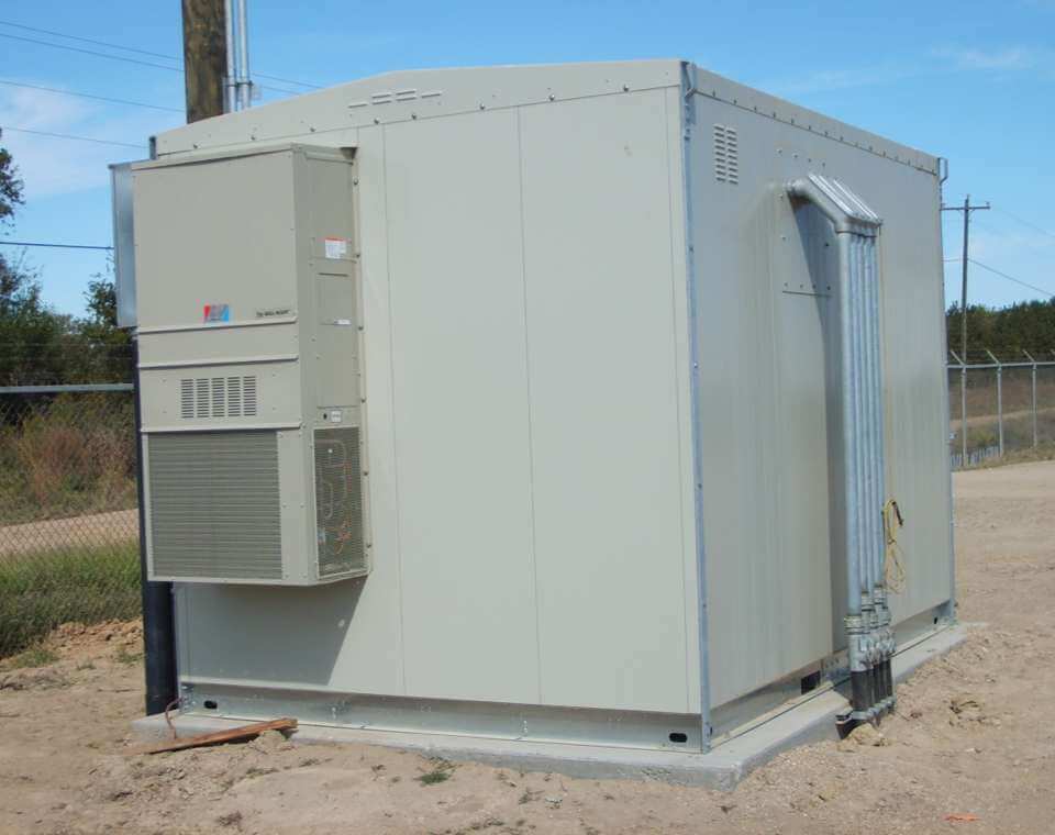 Colonial Pipeline  Communications shelter used for the Oil and Gas industry.