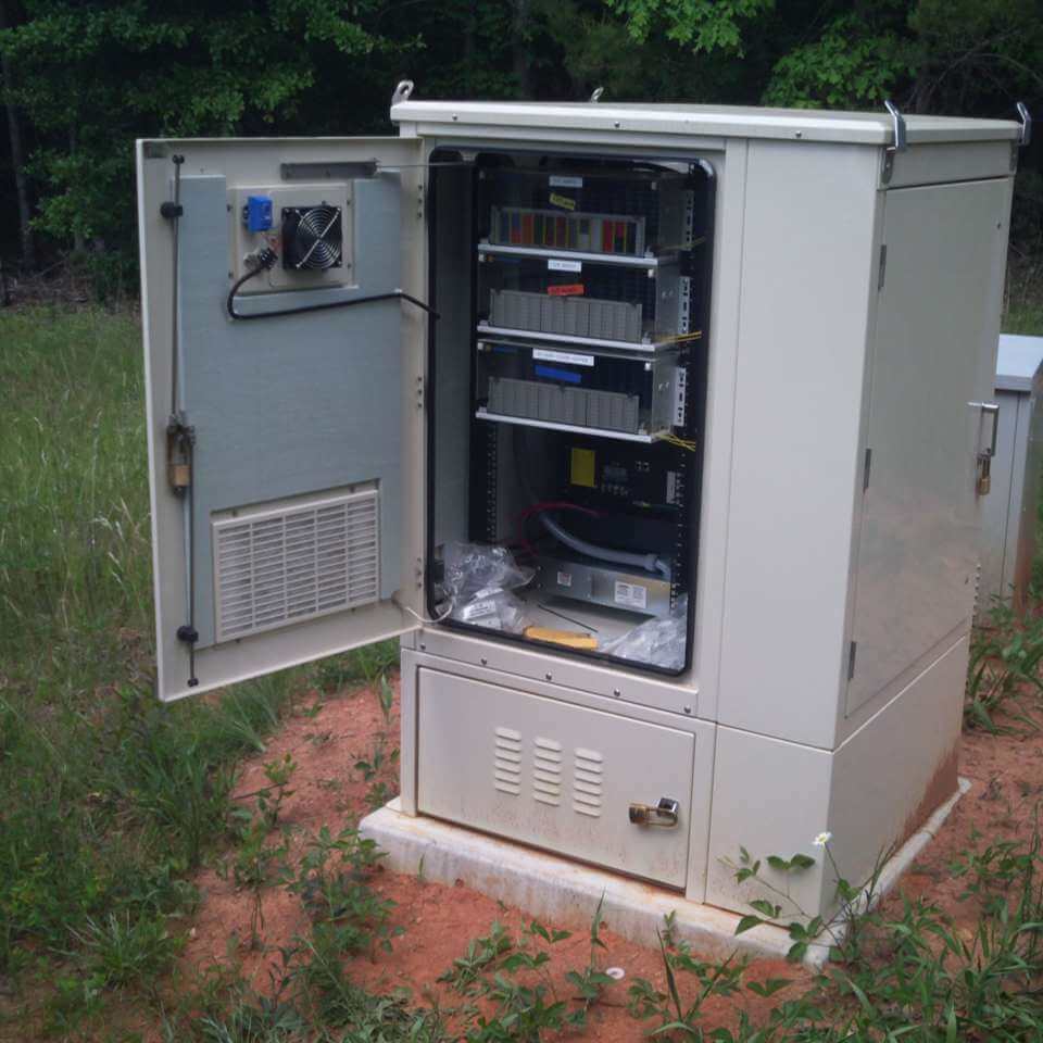 Fiber Backhaul  Patriot enclosure used for Fiber Backhaul in Georgia