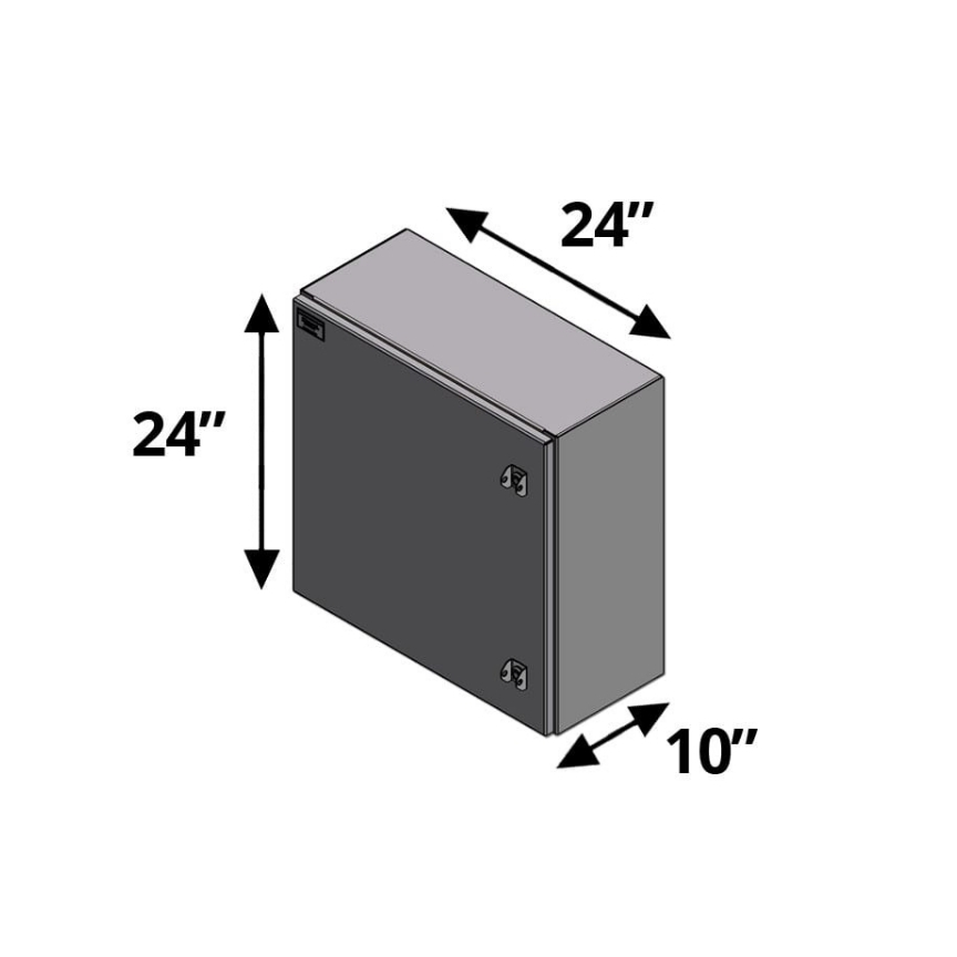 monoluk★ 24x24x10 Aluminum Enclosure NEMA 4X | American Products
